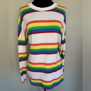 Women’s Rainbow Sweater Size Medium